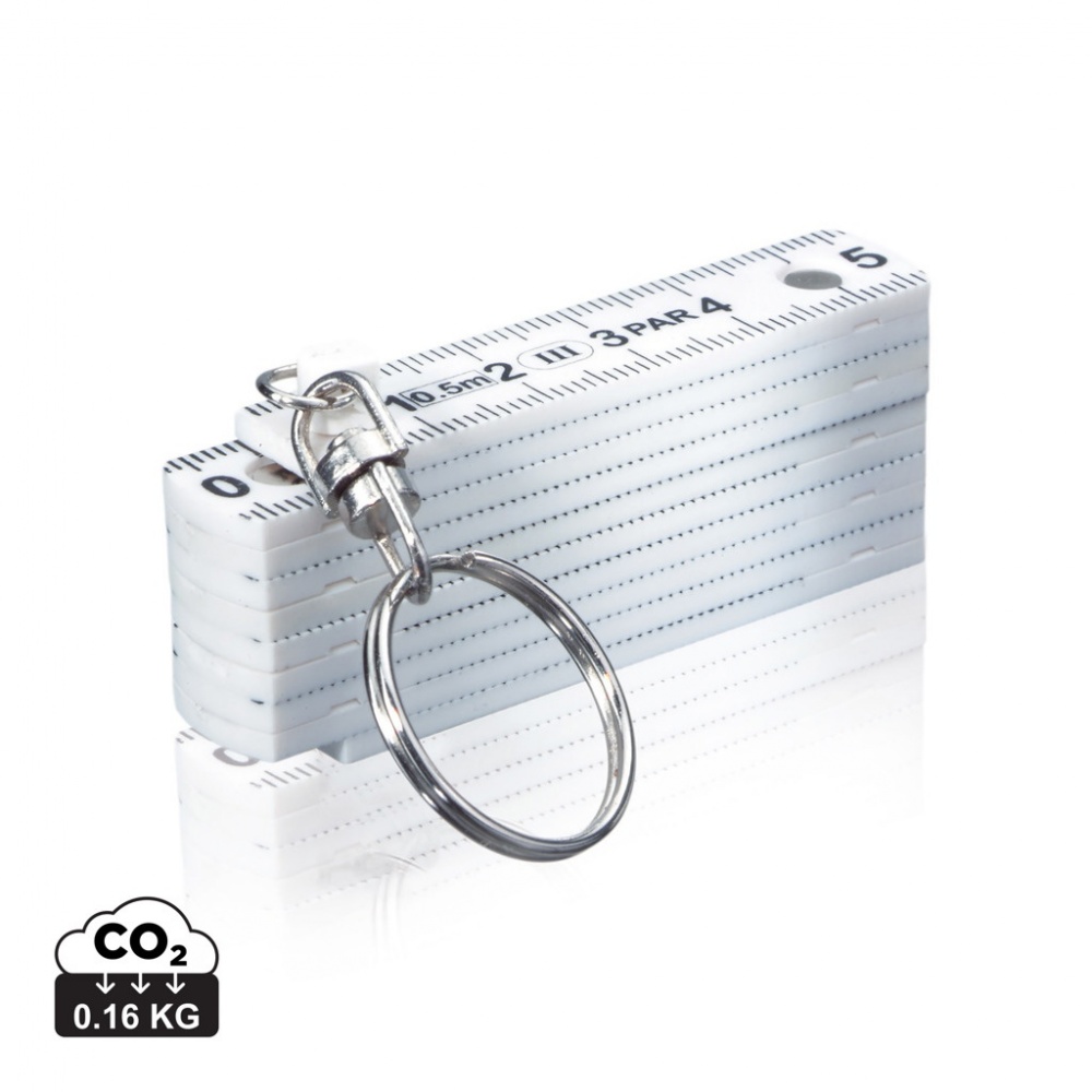 Logo trade advertising products image of: Mini folding rule
