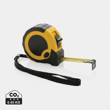 Logo trade promotional gifts picture of: RCS recycled plastic 3M/16 mm tape with stop button