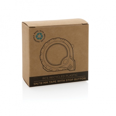 Logotrade corporate gifts photo of: RCS recycled plastic 5M/19 mm tape with stop button