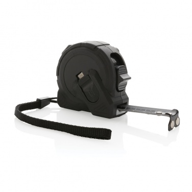 Logo trade promotional merchandise photo of: Gear X 5M measuring Tape with slow/fast retract function