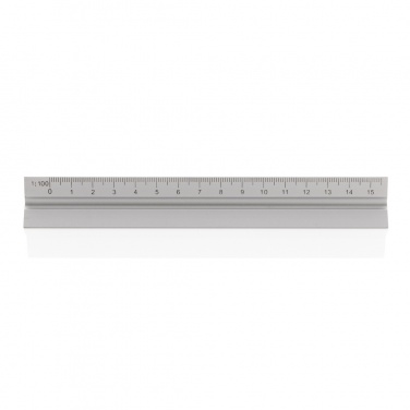 Logotrade advertising product picture of: 15cm. Aluminum triangular ruler