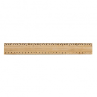 Logotrade promotional giveaways photo of: Timberson extra thick 30cm double sided bamboo ruler