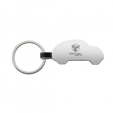 Logo trade promotional merchandise image of: RCS recycled zinc alloy car keyring