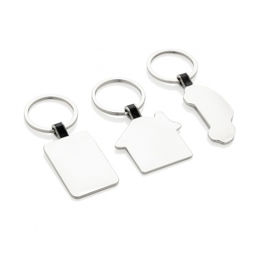 Logotrade promotional merchandise photo of: RCS recycled zinc alloy car keyring