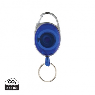 Logotrade business gift image of: RCS recycled ABS roller clip keychain