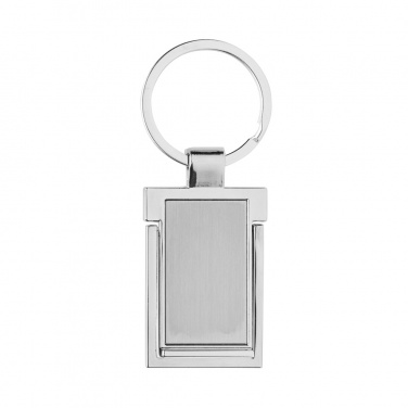 Logotrade promotional item picture of: RSC recycled zinc alloy phone stand keychain