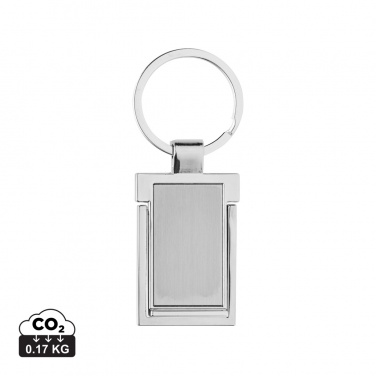 Logotrade advertising product image of: RSC recycled zinc alloy phone stand keychain