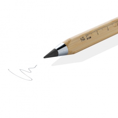 Logo trade promotional merchandise picture of: Eon bamboo infinity multitasking pen