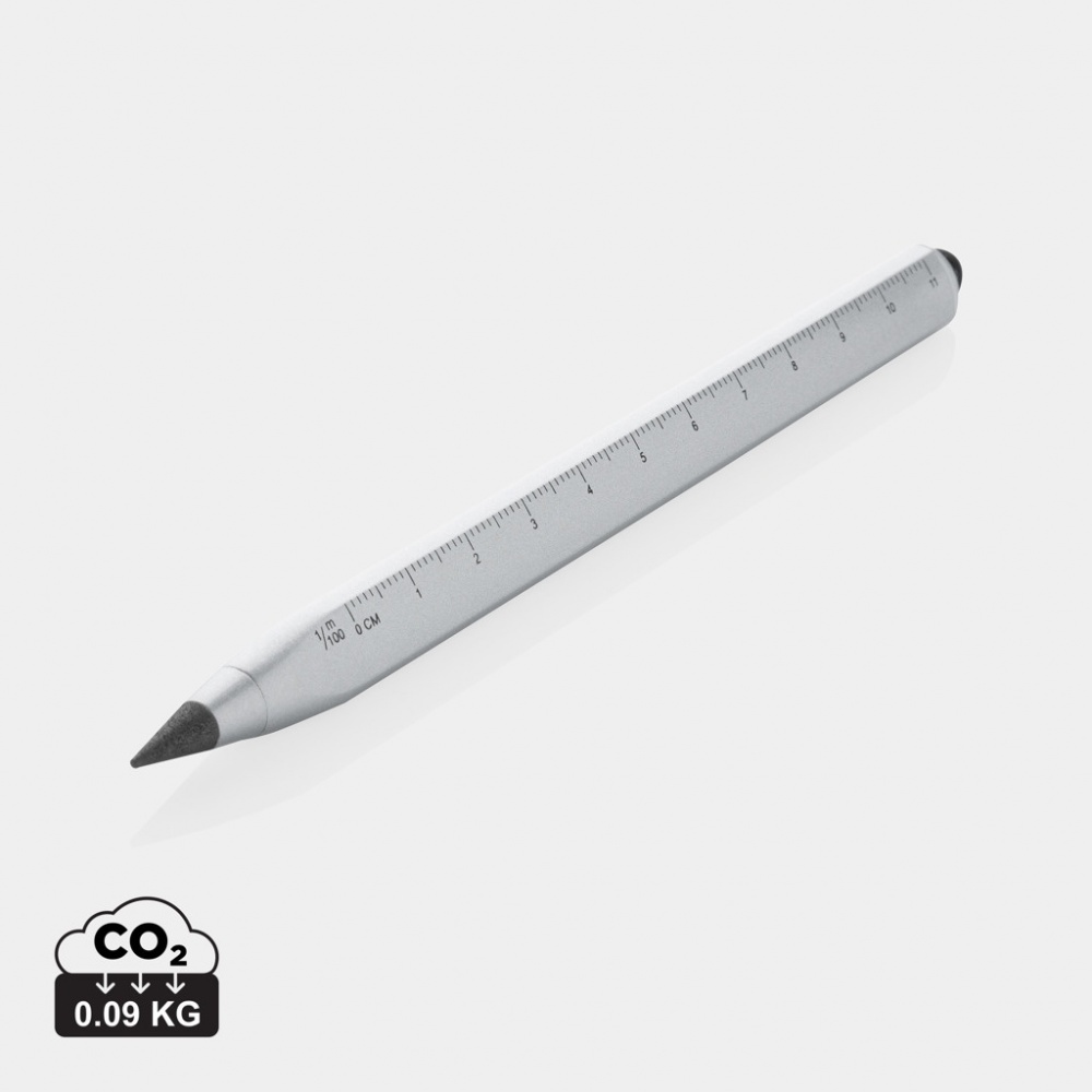 Logo trade business gifts image of: Eon RCS recycled aluminum infinity multitasking pen
