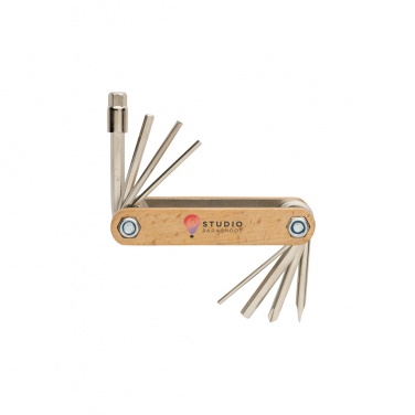 Logo trade promotional giveaway photo of: Wooden hex tool