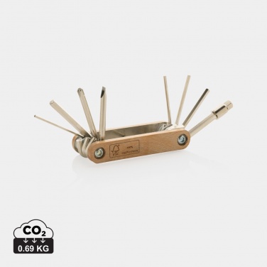 Logo trade business gift photo of: Wooden hex tool