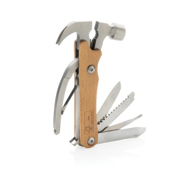 Logotrade promotional item picture of: Wooden multi-tool hammer