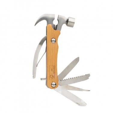 Logotrade promotional giveaway picture of: Wooden multi-tool hammer