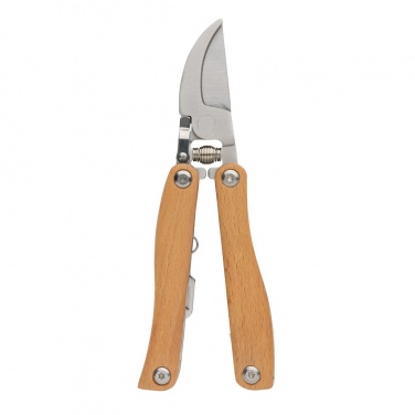 Logo trade promotional gifts image of: Wooden garden multi-tool