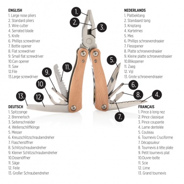 Logotrade promotional giveaways photo of: Wood multitool
