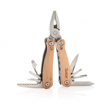 Logo trade promotional merchandise photo of: Wood multitool mini