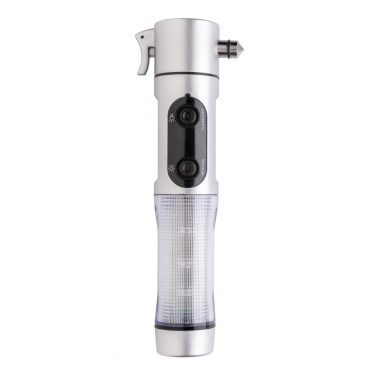 Logo trade promotional item photo of: Emergency light with hammer
