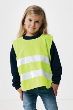 Logotrade promotional gift picture of: GRS recycled PET high-visibility safety vest 3-6 years