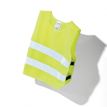 Logotrade corporate gift picture of: GRS recycled PET high-visibility safety vest 3-6 years
