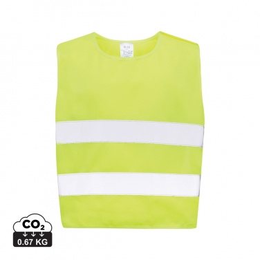 Logotrade promotional products photo of: GRS recycled PET high-visibility safety vest 3-6 years