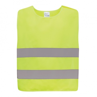 Logo trade advertising product photo of: GRS recycled PET high-visibility safety vest 7-12 years
