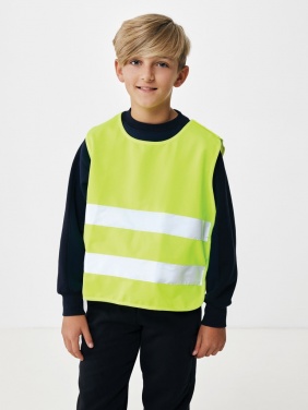 Logotrade promotional gift picture of: GRS recycled PET high-visibility safety vest 7-12 years