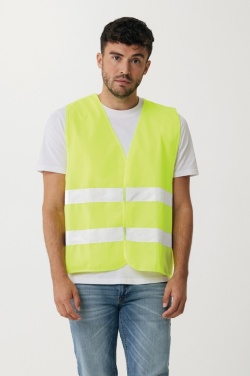 Logotrade promotional gift image of: GRS recycled PET high-visibility safety vest