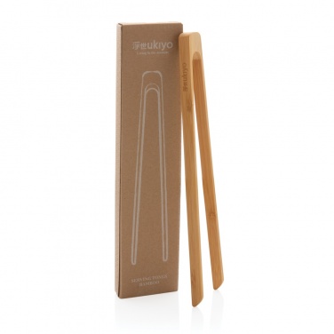 Logotrade promotional item image of: Ukiyo bamboo serving tongs