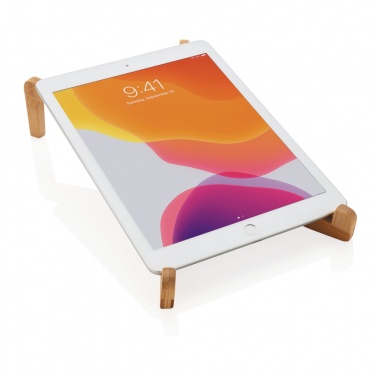 Logotrade business gift image of: Bamboo portable laptop stand
