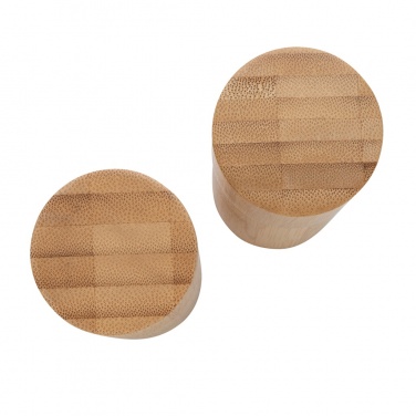Logo trade promotional items image of: Ukiyo bamboo salt and pepper mill set