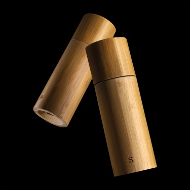 Logotrade promotional item picture of: Ukiyo bamboo salt and pepper mill set