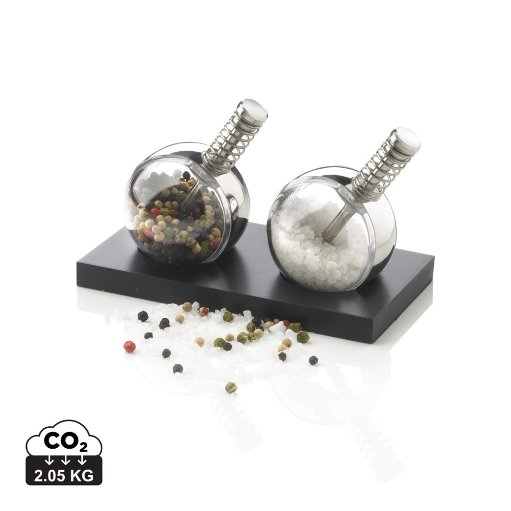 Logo trade promotional merchandise picture of: Planet pepper & salt set