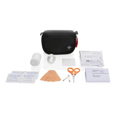 Logotrade promotional item picture of: RCS recycled nubuck PU pouch first aid set mailable