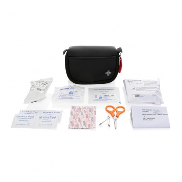 Logotrade promotional items photo of: RCS recycled nubuck PU pouch first aid set mailable