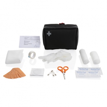 Logotrade promotional merchandise photo of: RCS recycled nubuck PU pouch  first aid set