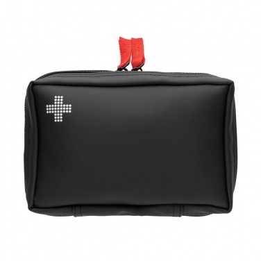 Logotrade business gifts photo of: RCS recycled nubuck PU pouch  first aid set