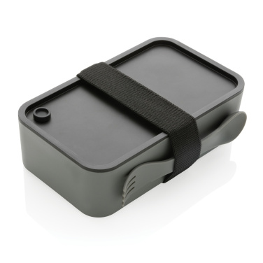 Logo trade promotional merchandise image of: GRS recycled PP lunch box with spork
