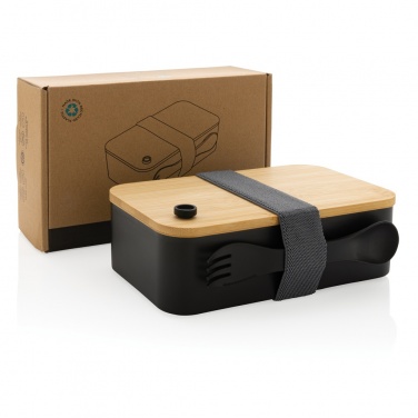 Logo trade promotional giveaways picture of: RCS RPP lunchbox with bamboo lid