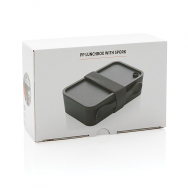 Logo trade advertising product photo of: PP lunchbox with spork