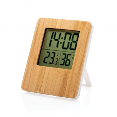 Logotrade corporate gift picture of: Bamboo weather station