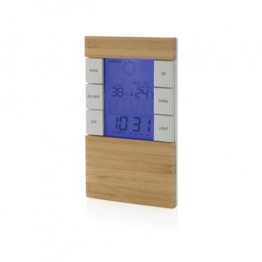 Logo trade advertising products picture of: Utah RCS rplastic and bamboo weather station