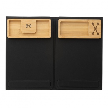 Logotrade promotional gift image of: Impact AWARE RPET Foldable desk organizer with laptop stand