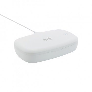 Logo trade promotional merchandise picture of: UV-C steriliser box with 5W wireless charger