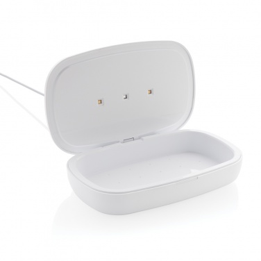 Logotrade promotional item picture of: UV-C steriliser box with 5W wireless charger