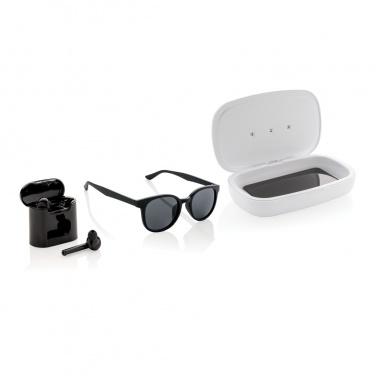 Logo trade promotional merchandise picture of: UV-C steriliser box with 5W wireless charger