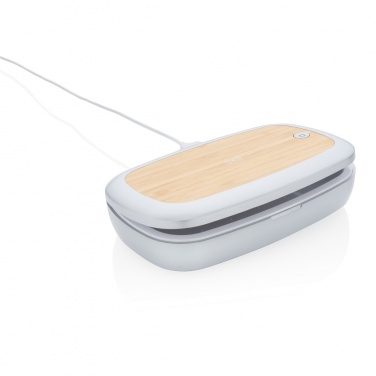 Logo trade promotional merchandise photo of: Rena UV-C steriliser box with 5W wireless charger
