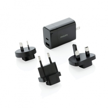 Logo trade promotional merchandise photo of: Philips ultra fast PD travel charger