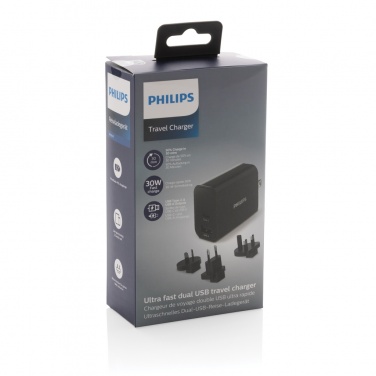 Logotrade business gift image of: Philips ultra fast PD travel charger