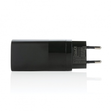 Logo trade promotional gifts picture of: Philips 65W ultra fast PD 3-port USB wall charger