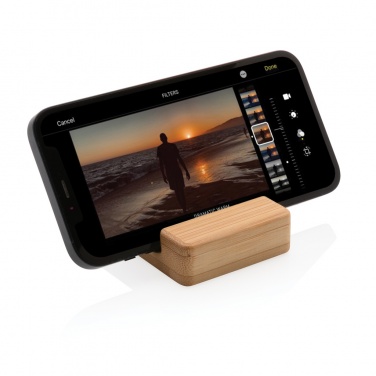 Logotrade corporate gift picture of: Bamboo phone stand XD
